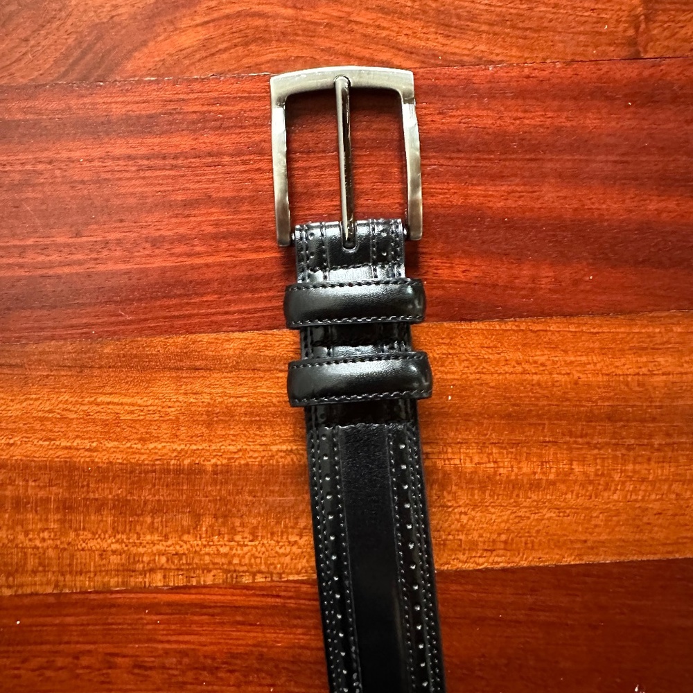 Black Leather Belt
